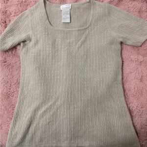 Designers Originals Beige Knit Top
